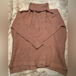 Cozy Brown Turtleneck Sweater